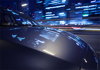 Confident, dark style